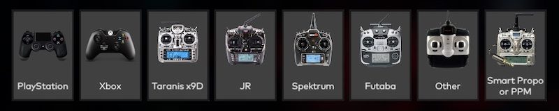 DRL simulator fpv racing manette radiocommande compatible