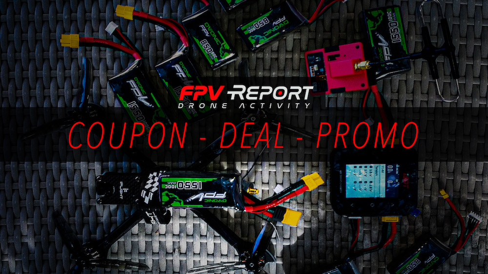 Coupon promo drone fpv racer