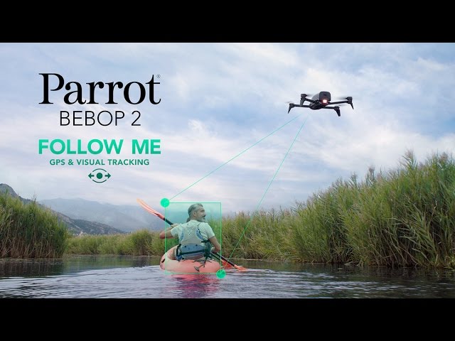 Bebop2 Parrot Follow me gps visual
