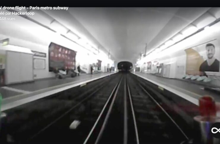 drone paris metro subway - Hackerloop 2017