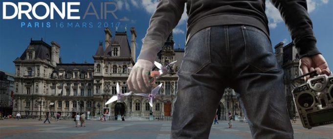 Des drone FPV au Parvis de l'Hôtel de Ville de Paris