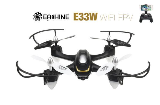 Eachine E33W WiFi Drone FPV avec Camera