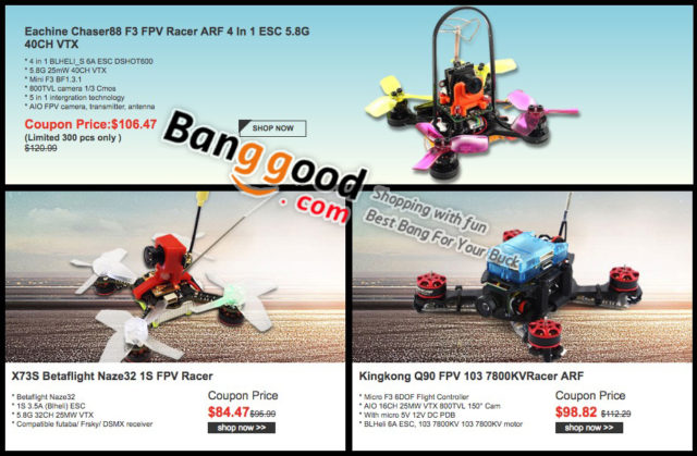 promotion drone FPV Super Deal bangood 02 2017