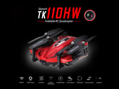 Skytech TK110HW drone repliable FPV repliable pour le voyage