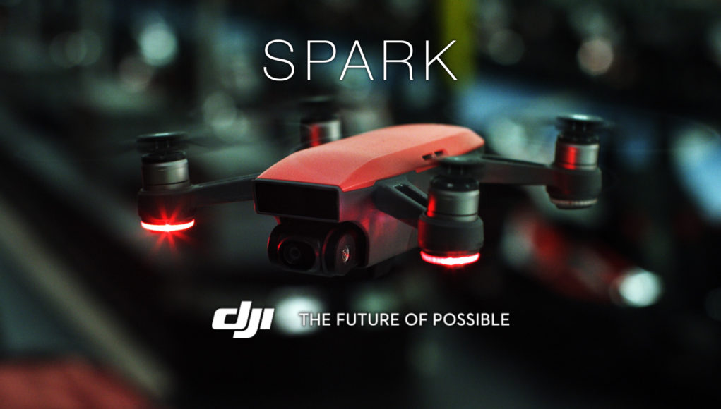 DJI Spark drone 4K FPV Selfie