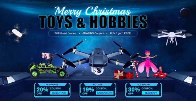 Promotion de Noel Gearbest 2018 fpv racing drone