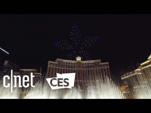 Las Vegas illuminé par 250 drones Intel