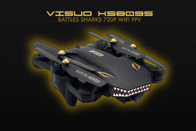 VISUO xs809s battles requins 720p wifi fpv
