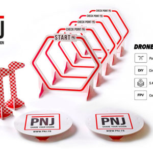 Track gates fpv racing drone