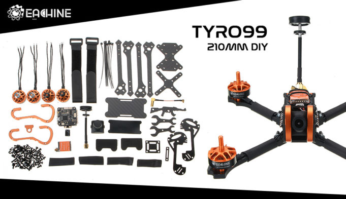 Eachine Tyro99 210mm DIY - drone fpv racing à fabriquer
