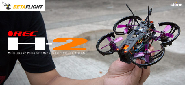 Storm H2 REC HD Cinematic micro drone Brushless