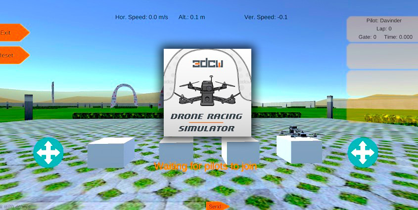 Drone Racing Simulator - Multiplayer sous Android