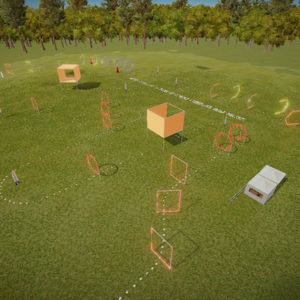 EreaDrone FPV Simulator scene