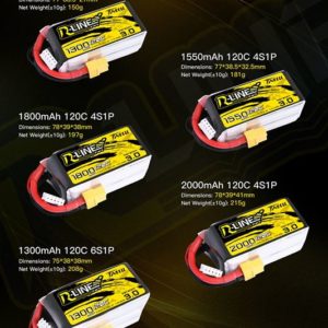 Tattu R-line Version 3.0 4S and 6S batteries