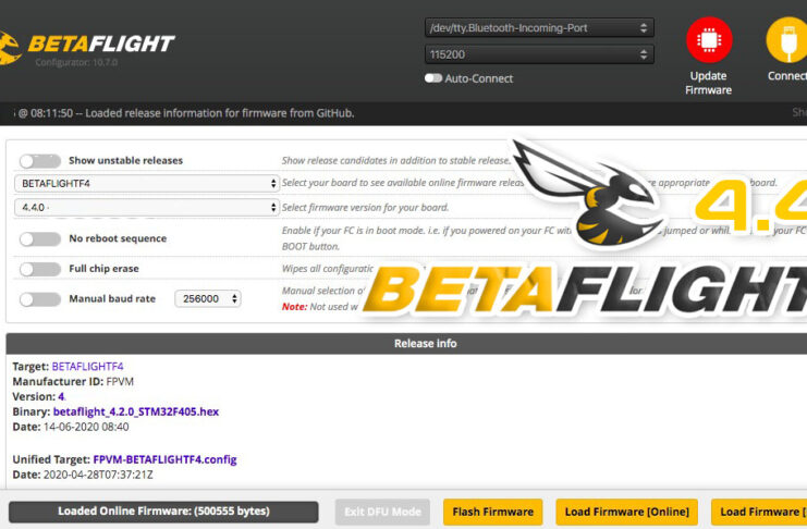 Betaflight configurator 10