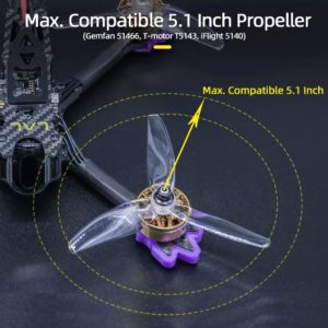 Eachine LAL5 – helices 5.1 pouces max