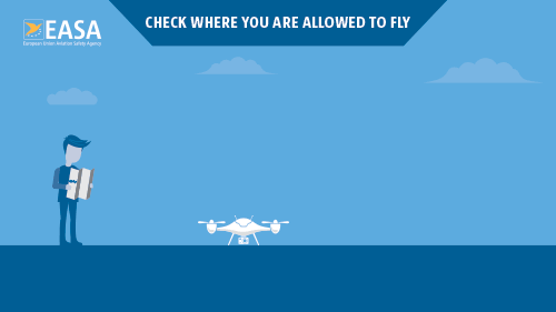 Notice drone French in English