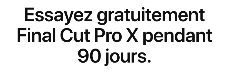 final cut pro x Apple Free 90 Days