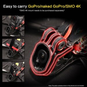 HGLRC Rekon 5 – camera mount gopro