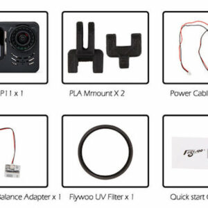 Flywoo-GP11-Naked-GoPro-FPV-Action-Camera contenue boite