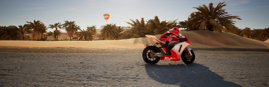 TRYP FPV moto course desert