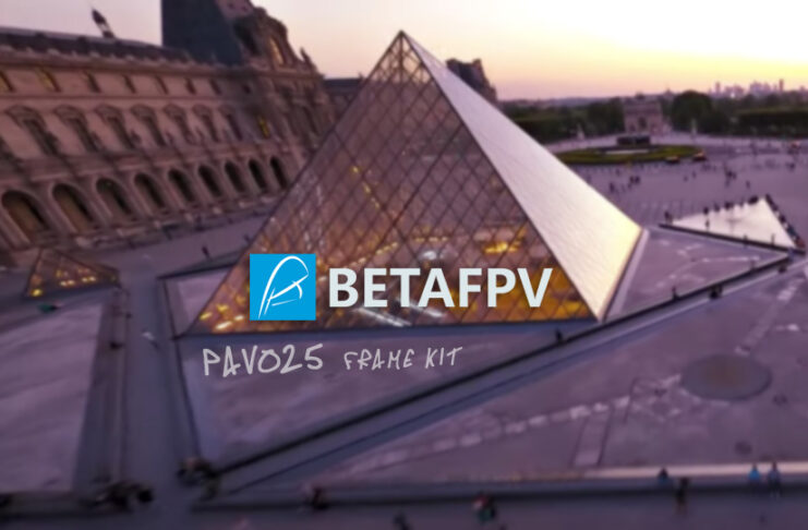 BETAFPV Pavo25 au Musée du Louvre à Paris