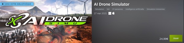 AiDroneSim sur steam