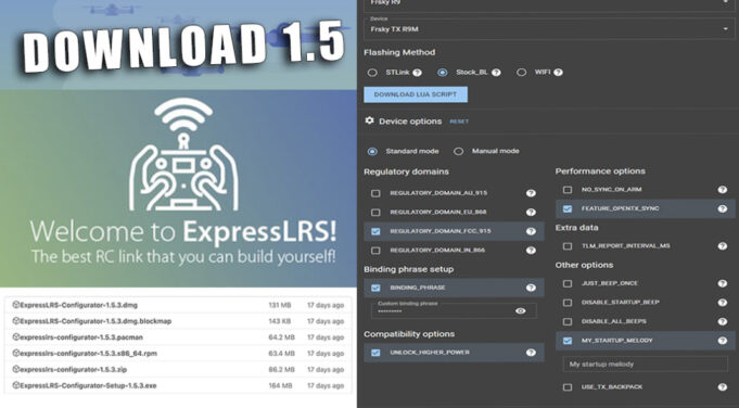 Download ExpressLRS configurator
