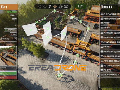 EreaDrone 2023 creation maps courses fpv