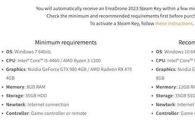 EreaDrone steam