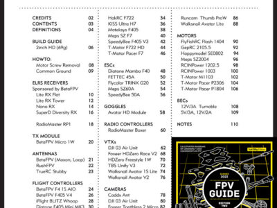 FPV Guidebook_ Edition Two sommaire