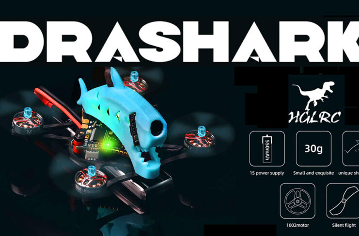 HGLRC Drashark 1.6-inch Toothpick Fpv