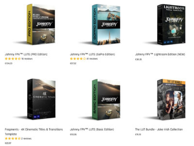 LUTs de Johnny FPV drone cinematic – shop