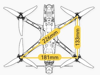 SpeedyBee Master 5 V2 HD – Size