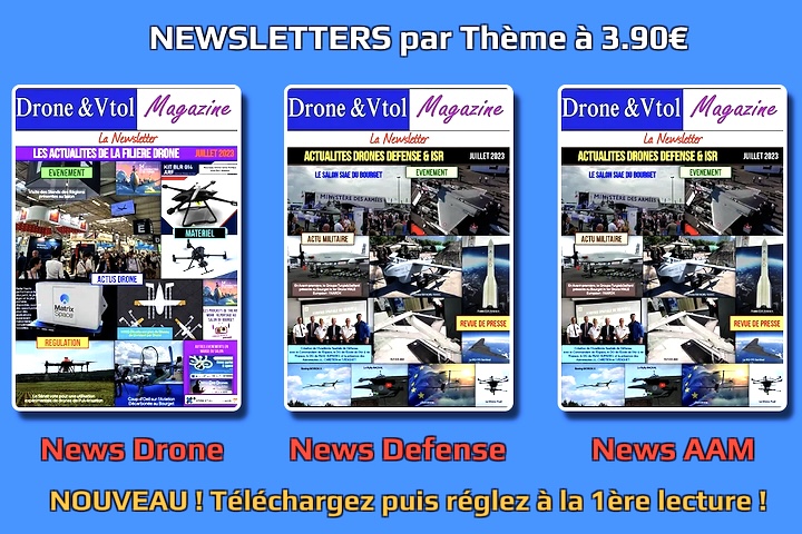 newsletter du Drone VTOL Magazine